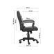 Крісло ігрове GT Racer X-1414 Gray/Gray (X-1414 Fabric Gray/Gray) X-1414 Fabric Gray/Gray фото 6