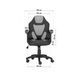Крісло ігрове GT Racer X-1414 Gray/Gray (X-1414 Fabric Gray/Gray) X-1414 Fabric Gray/Gray фото 5