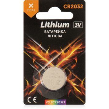 Батарейка CR2032 Lithium Vinga (VJLBCR20321) VJLBCR20321 фото