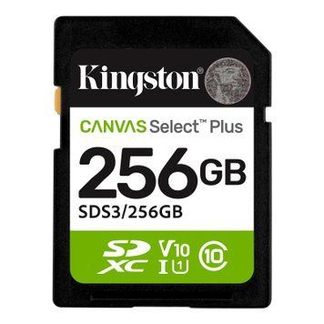Карта пам'яті Kingston 256GB SDXC class 10 UHS-I V10 A1 Canvas Select Plus (SDS3/256GB) SDS3/256GB фото