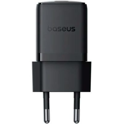 Зарядний пристрій Baseus Palm Fast Charger 1C 20W + Cable 1.0m Type-C 60W black (P10111602113-01) P10111602113-01 фото
