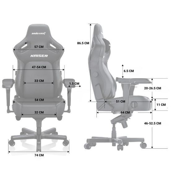 Крісло ігрове Anda Seat Kaiser 4 Size XL Violet (AD12YDDC-XLL-20-V-PV/C) AD12YDDC-XLL-20-V-PV/C фото