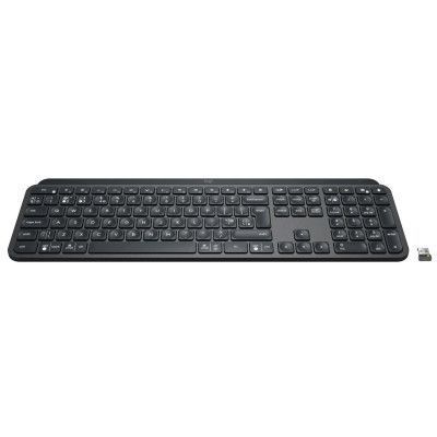 Клавіатура Logitech MX Keys Advanced for Business Wireless Illuminated UA Graphite (920-010251) 920-010251 фото
