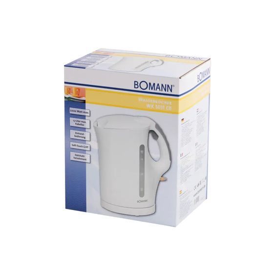 Електрочайник Bomann WK 5011 CB white (WK5011CB white) WK5011CB white фото