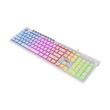 Клавіатура Vinga KB-460 White KB-460 White фото