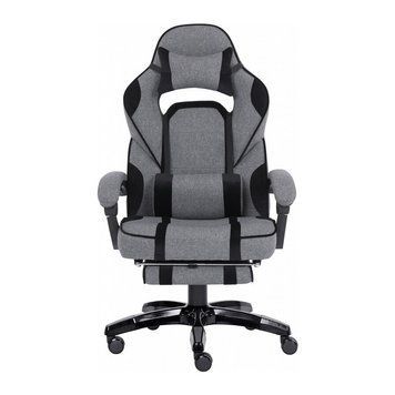 Крісло ігрове GT Racer X-2749-1 Gray/Black Suede (X-2749-1 Fabric Gray/Black Suede) X-2749-1 Fabric Gray/Blac фото