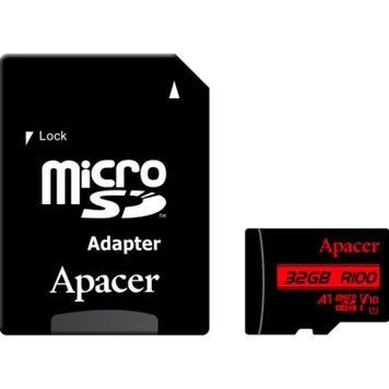 Карта пам'яті Apacer 32GB microSD class 10 UHS-I V10 A1 (AP32GMCSH10UB-R) AP32GMCSH10UB-R фото
