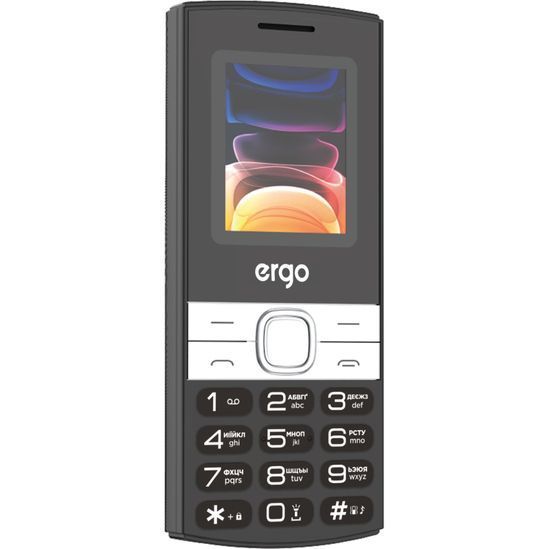 Мобільний телефон Ergo B185 Black B185 Black фото