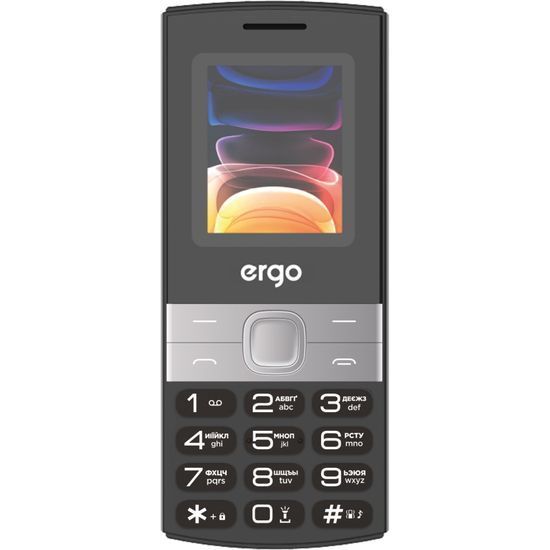 Мобільний телефон Ergo B185 Black B185 Black фото