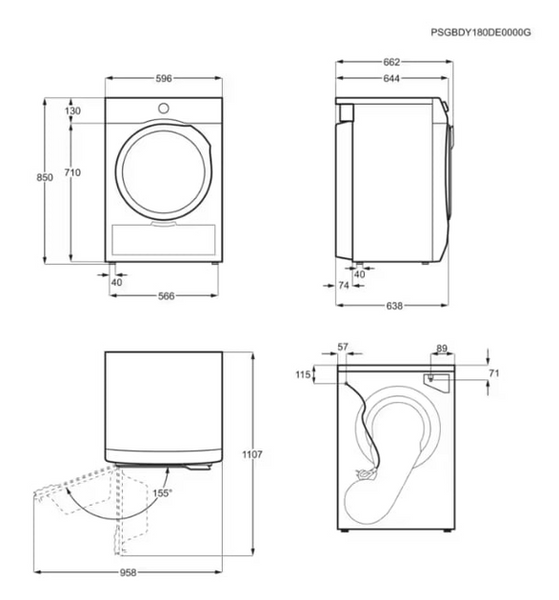 Сушильна машина ELECTROLUX EW6D171YU 916099925 фото