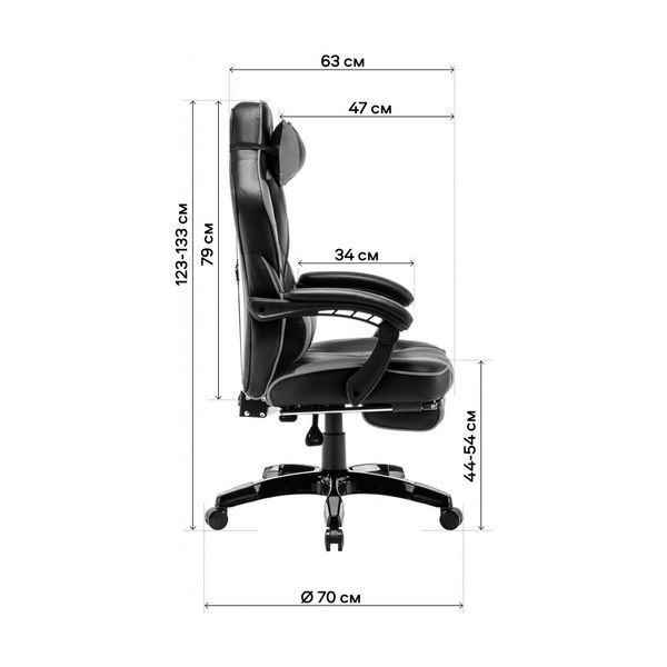 Крісло ігрове GT Racer X-2749-1 Gray/Black Suede (X-2749-1 Fabric Gray/Black Suede) X-2749-1 Fabric Gray/Blac фото