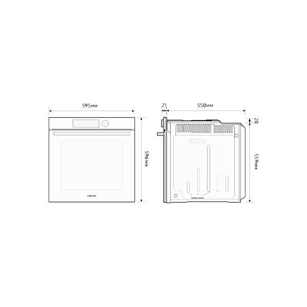 Духова шафа Samsung NV7B4445UAS/WT NV7B4445UAS/WT фото