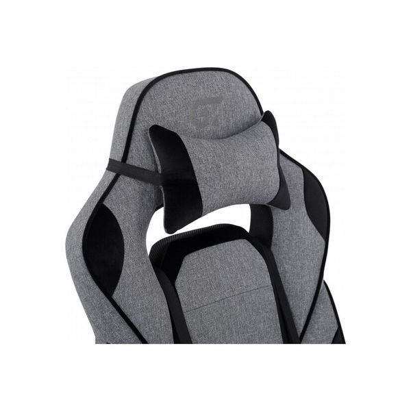 Крісло ігрове GT Racer X-2749-1 Gray/Black Suede (X-2749-1 Fabric Gray/Black Suede) X-2749-1 Fabric Gray/Blac фото