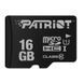 Карта пам'яті Patriot 16GB microSDHC class 10 UHS-I LX (PSF16GMDC10) PSF16GMDC10 фото 1