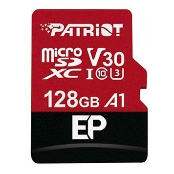 Карта пам'яті Patriot 128GB microSDXC class 10 UHS-I/U3 EP A1 (PEF128GEP31MCX) PEF128GEP31MCX фото