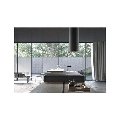 Витяжка Faber острівна Cylindra Isola Evo Plus Bk Matt A37 335.0572.104 фото