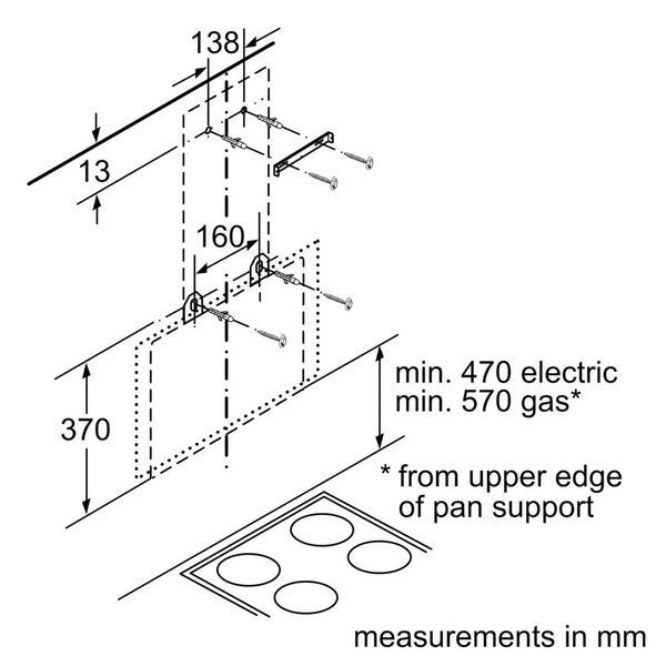 Витяжка кухонна Bosch DWK67PJ60T DWK67PJ60T фото