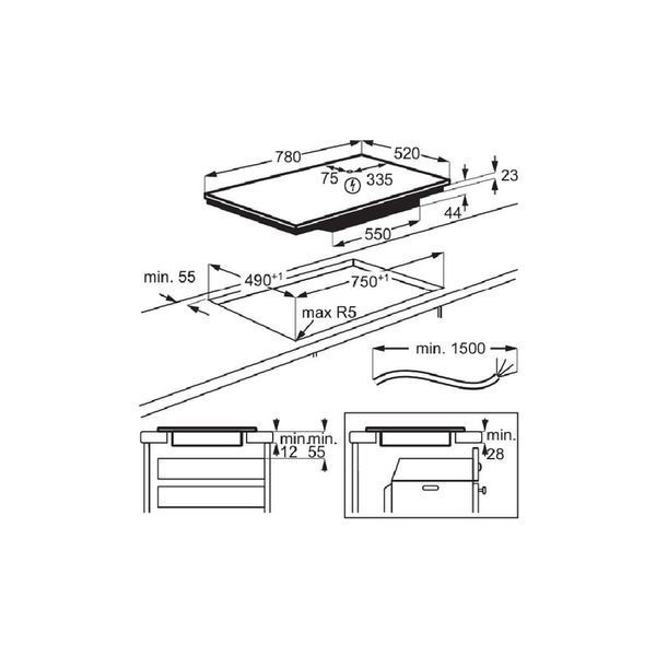 Варильна поверхня Electrolux EIV84550 EIV84550 фото
