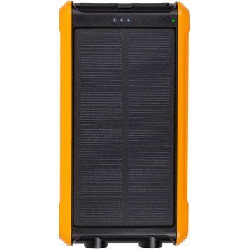 Батарея універсальна PowerPlant 10000mAh, USB-A*2, + Solar 5.5V-0,2A (PB930494) PB930494 фото