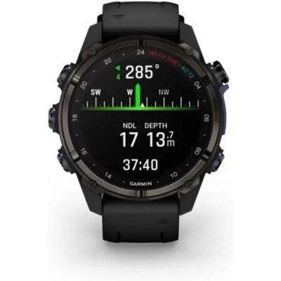 Смарт-годинник Garmin Descent Mk3i, 43mm, Crbn Gry DLC Ti/Blk, Dive Computer, GPS дайвінг комп'ютер (010-02753-11) 010-02753-11 фото