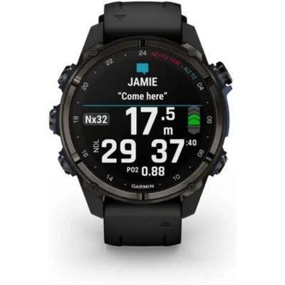 Смарт-годинник Garmin Descent Mk3i, 43mm, Crbn Gry DLC Ti/Blk, Dive Computer, GPS дайвінг комп'ютер (010-02753-11) 010-02753-11 фото