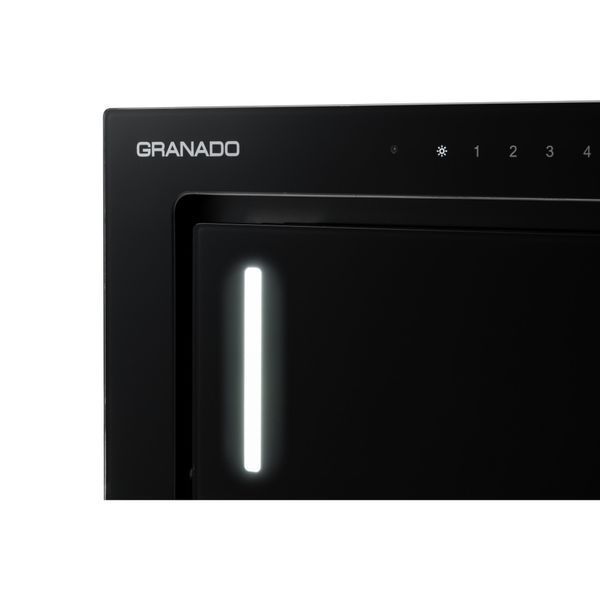 Витяжка кухонна GRANADO Palamos 1614-1200 black glass (GCH476411) GCH476411 фото