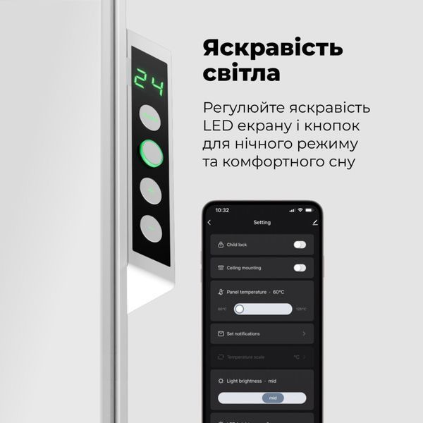 Обігрівач AENO Premium Eco Smart GH3S (AGH0003S) AGH0003S фото