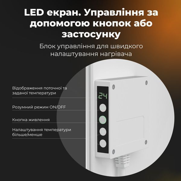 Обігрівач AENO Premium Eco Smart GH3S (AGH0003S) AGH0003S фото