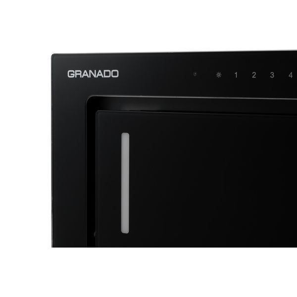 Витяжка кухонна GRANADO Palamos 1614-1200 black glass (GCH476411) GCH476411 фото