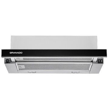 Витяжка кухонна GRANADO Telde 603-700 inox black glass (GCH16371) GCH16371 фото
