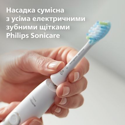 Зубна електрощітка PHILIPS HX9042/87 насадки Premium Plaque Defence 2 шт HX9042/87 фото