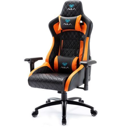Крісло ігрове Aula F1031 Gaming Chair Black/Orange (6948391286211) 6948391286211 фото