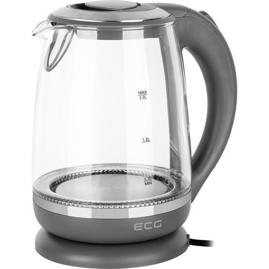 Електрочайник ECG RK 2020 Grey Glass (RK2020 Grey Glass) RK2020 Grey Glass фото
