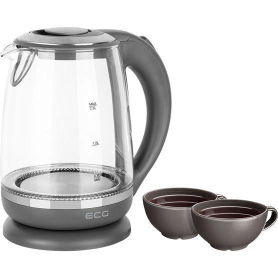 Електрочайник ECG RK 2020 Grey Glass (RK2020 Grey Glass) RK2020 Grey Glass фото
