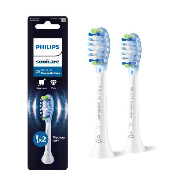 Зубна електрощітка PHILIPS HX9042/87 насадки Premium Plaque Defence 2 шт HX9042/87 фото