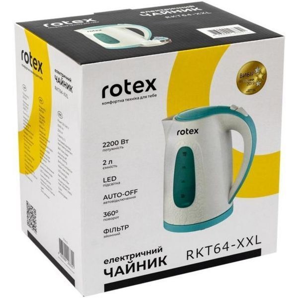 Електрочайник Rotex RKT64-XXL RKT64-XXL фото