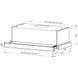 Витяжка кухонна Interline SLIM WH A/60/2/T SLIM WH A/60/2/T фото 2
