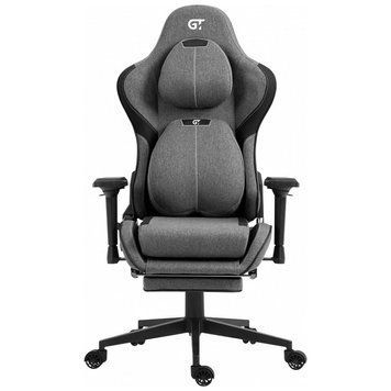 Крісло ігрове GT Racer X-2308 Gray/Black (X-2308 Fabric Gray/Black) X-2308 Fabric Gray/Black фото