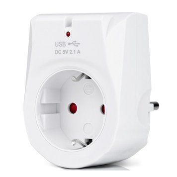 Зарядний пристрій REAL-EL 2*USB 10W (CS-25) CS-25 фото