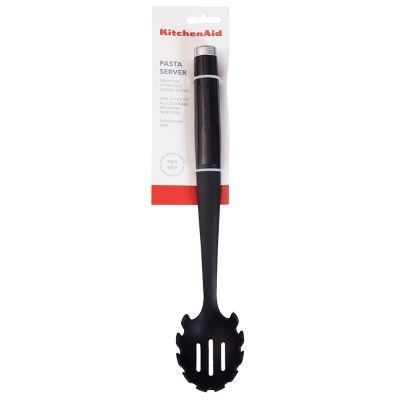 Ложка кухарська KitchenAid Classic для спагеті 33,7 см чорний (KCG005OHOBE) KCG005OHOBE фото