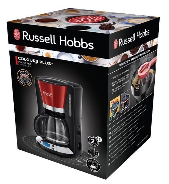 Кавоварка крапельна RUSSELL HOBBS 24031-56 Colours Plus+ Красный 23701016001 фото