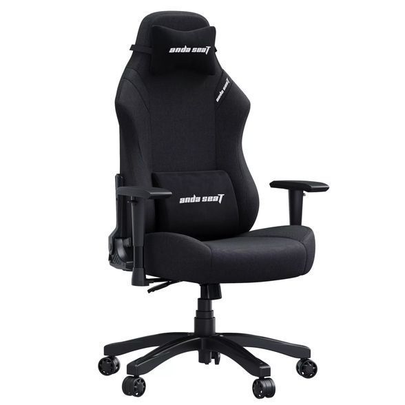 Крісло ігрове Anda Seat Luna Fabric Size L Black (AD18-44-B-F) AD18-44-B-F фото