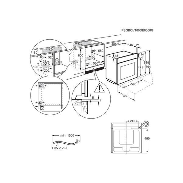 Духова шафа Electrolux EOD3C70TK EOD3C70TK фото