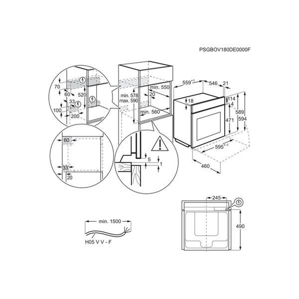 Духова шафа Electrolux EOD3C70TK EOD3C70TK фото