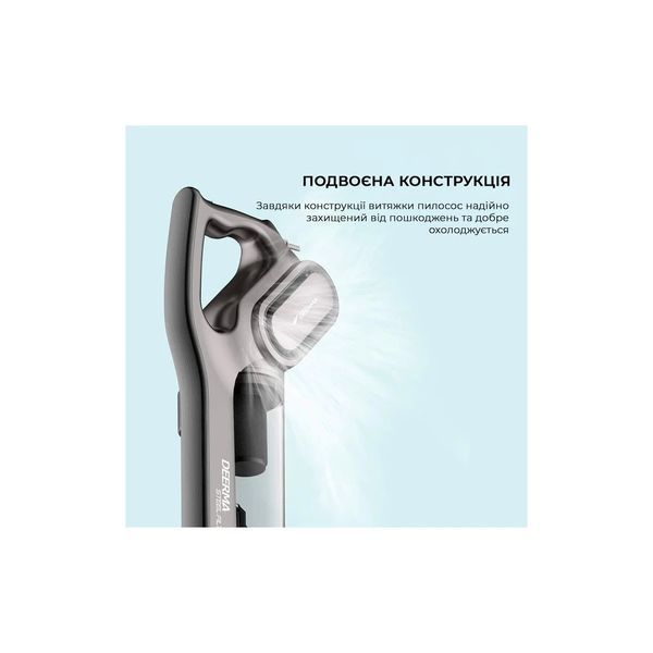 Пилосос Deerma Stick Vacuum Cleaner Cord Gray (DX700S) DX700S фото