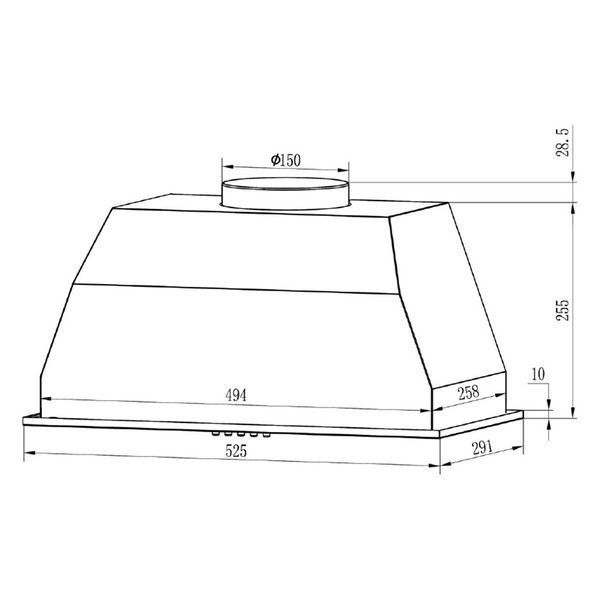 Витяжка кухонна Grunhelm GVC 020 W GVC 020 W фото