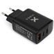Зарядний пристрій Vinga 2xUSB-C + USB-A Display 45W (VCR45ACCDB) VCR45ACCDB фото 5