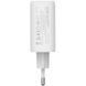 Зарядний пристрій ColorWay GaN Mini 50W PD Port PPS USB (Type-C PD 30W + Type-C PD 20W) white (CW-CHS050PD-WT) CW-CHS050PD-WT фото 3