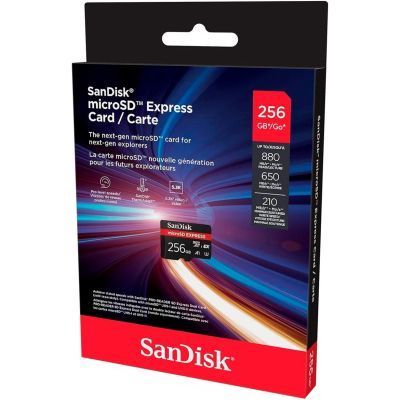 Карта пам'яті SanDisk 256GB microSDXC class 10 UHS-I U3 A1 Express (SDSQXFN-256G-GN4NN) SDSQXFN-256G-GN4NN фото