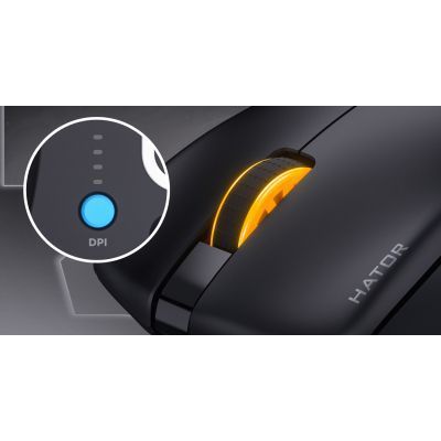 Мишка Hator Pulsar 3 Pro Wireless Black (HTM640) HTM640 фото